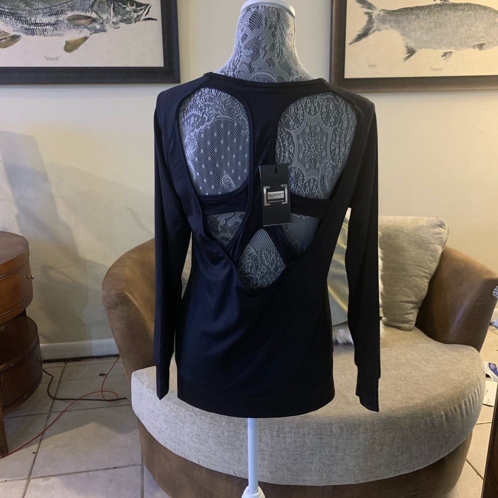 Butterfly Back LA Society workout Shirt